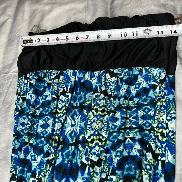 Soma Dress Maxi Women Med Loungewear Halter Empire Waist Boho Hippie Comfy - Picture 5 of 5